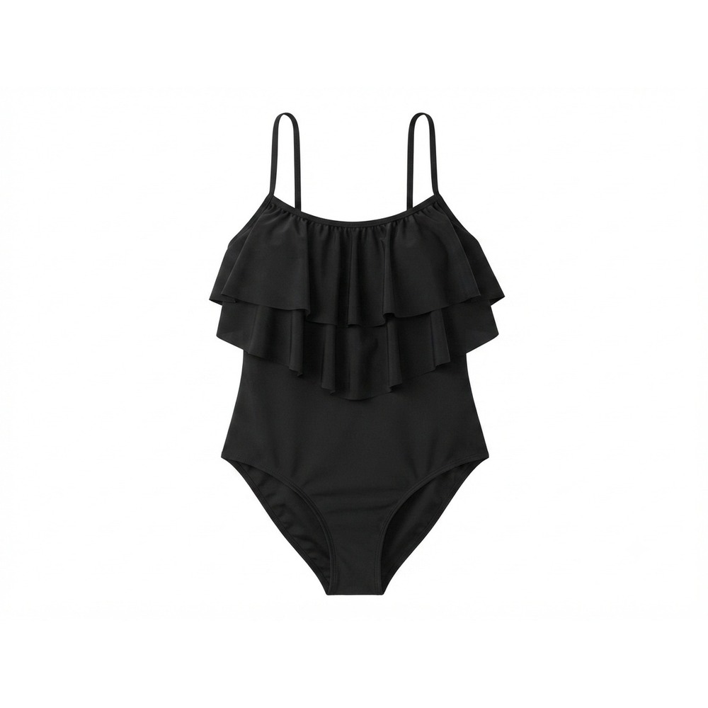 Sugar Coast Black One piece Maillot Swimsuit Size Medium NWT
